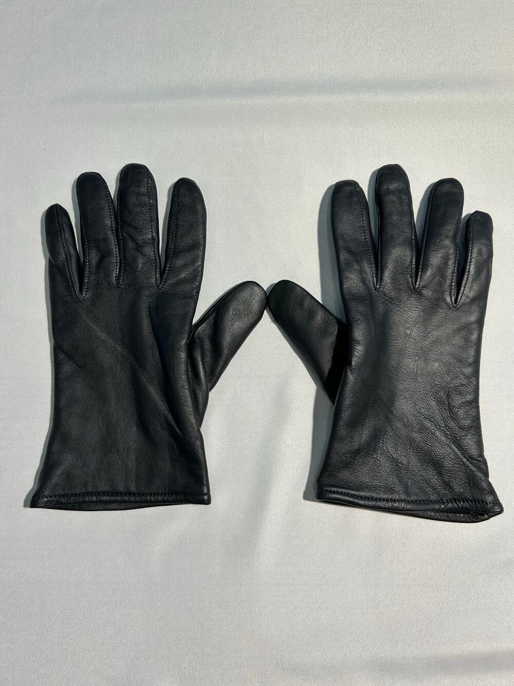 Samco Leather Gloves Wool/Polyester Lined Black Size 10